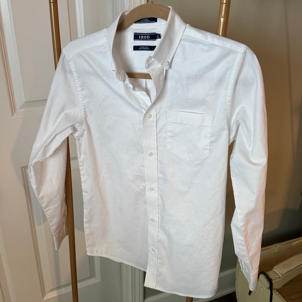 Izod Kids Classic White Button-Down Shirt